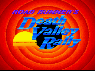 Looney Tunes Road Runner title screen for Super Nintendo